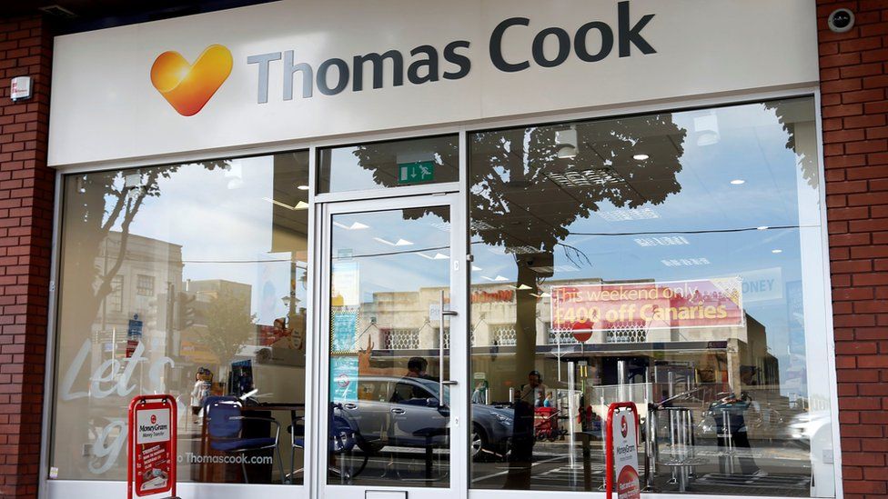 Thomas Cook store front