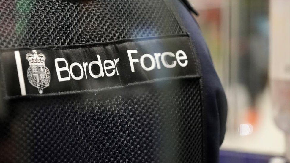 A Border Force official
