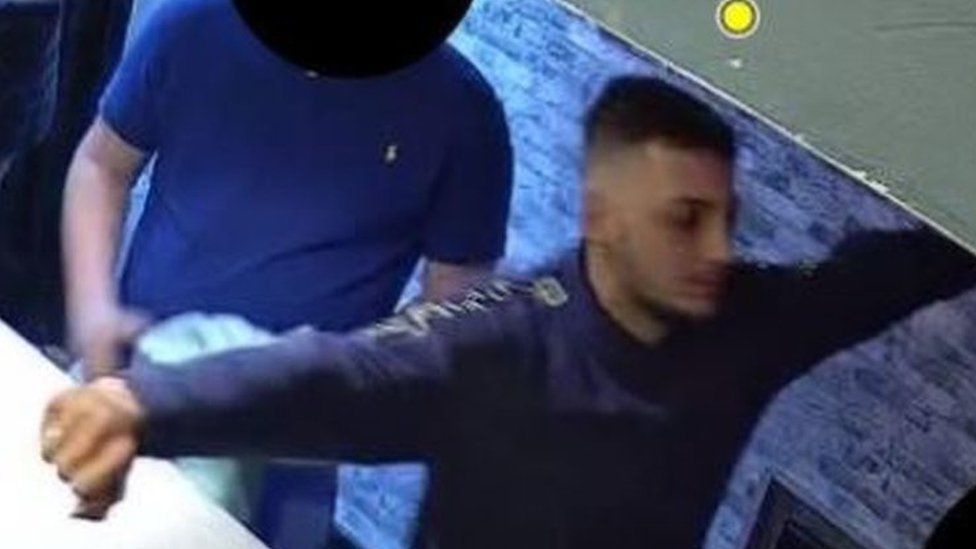 CCTV still of Jake Hill, 25, entering the club