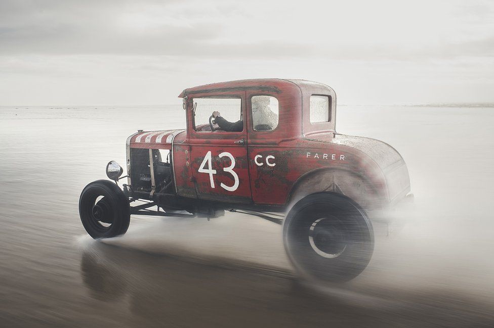 Old Red on Pendine sands