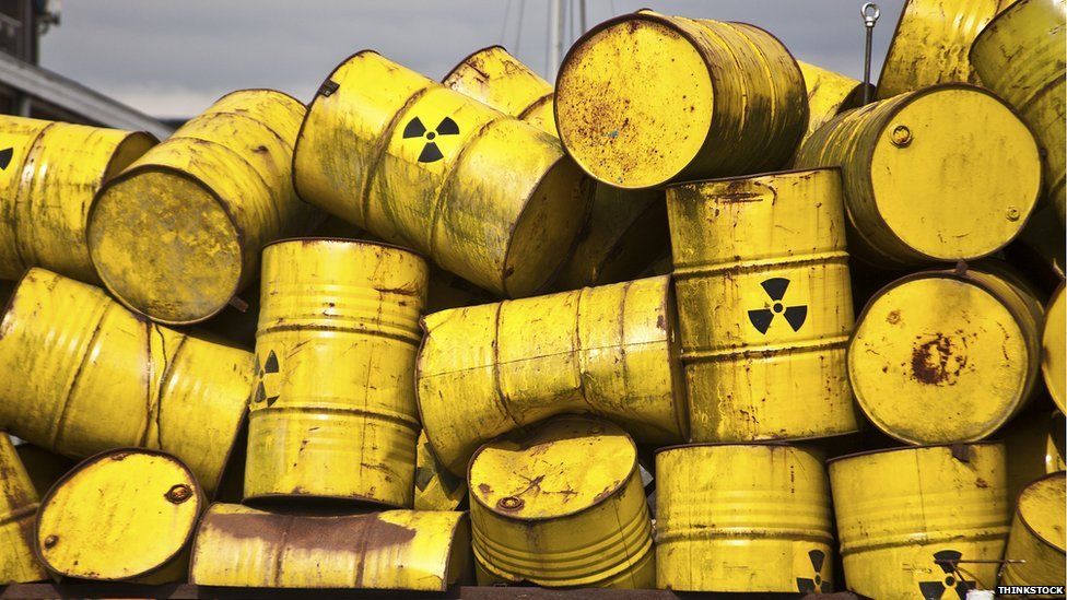 Nuclear Waste barrels