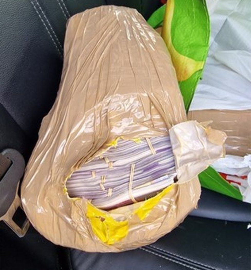 Money found in car stopped on M6