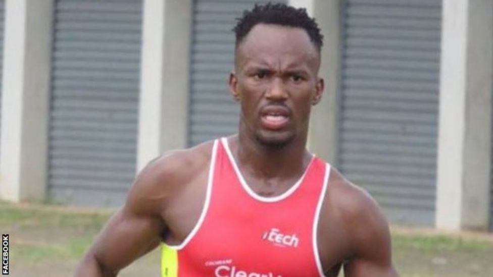 South African triathlete Mhlengi Gwala in hospital after attack with