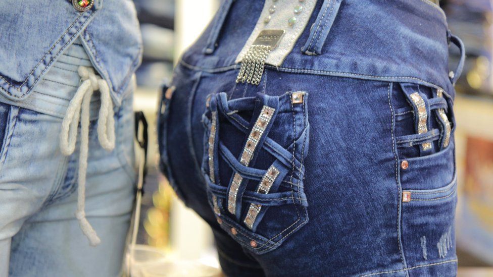 The huge success of Colombian butt-lifting jeans - BBC News