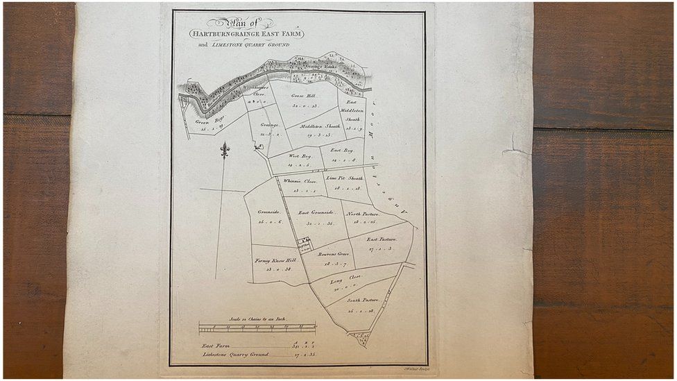 An image of a map from 1805