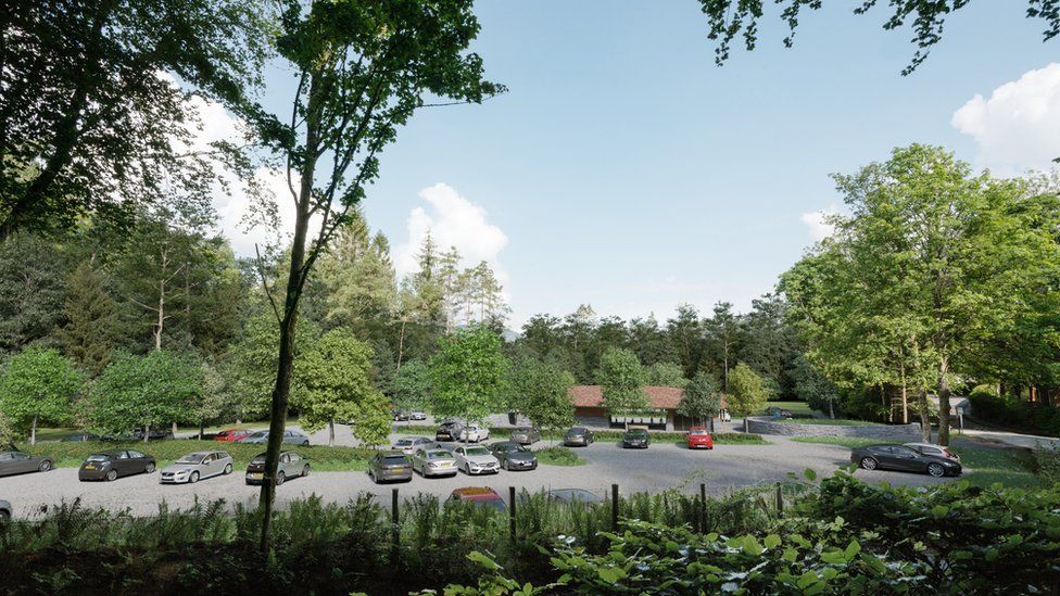 Artist's impression of the proposed car park