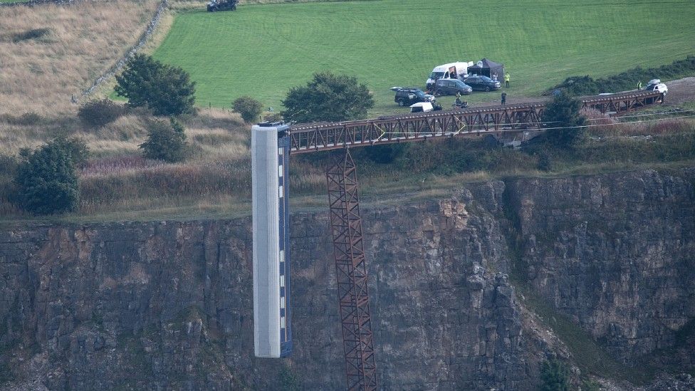 Train stunt