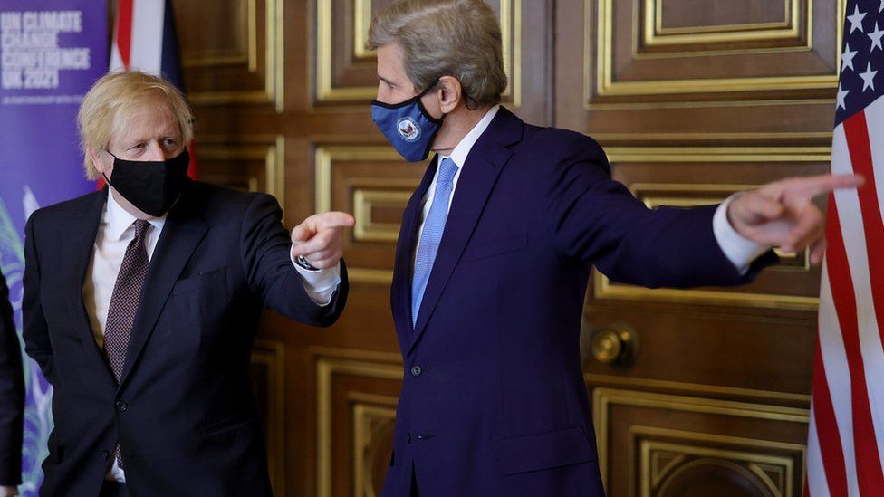 Prime Minister Boris Johnson Meeting with United States Special Presidential Envoy for Climate John Kerry