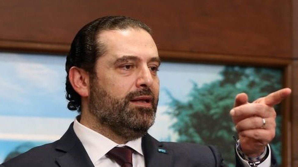 Lebanese Prime Minister Saad al-Hariri in Beirut. Photo: 31 January 2019