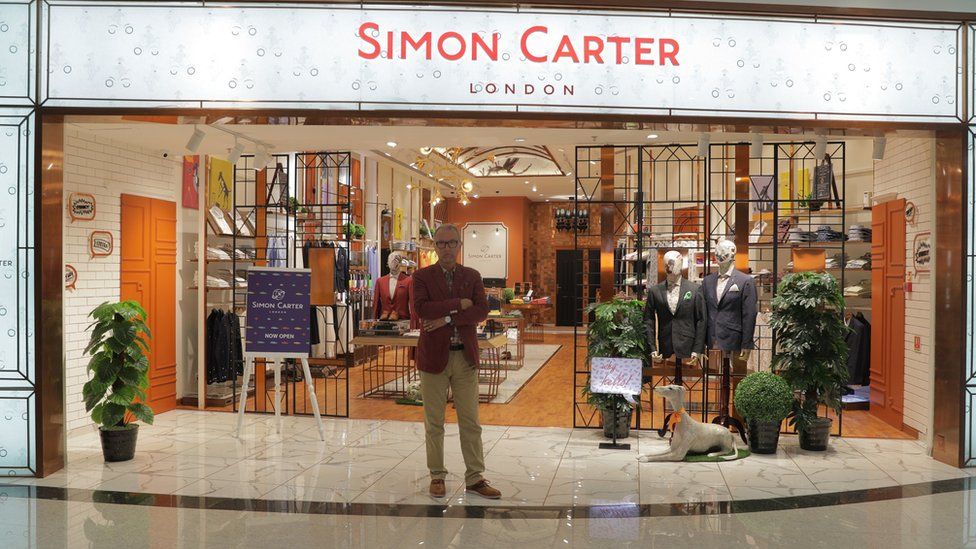 Simon Carter's Mumbai store