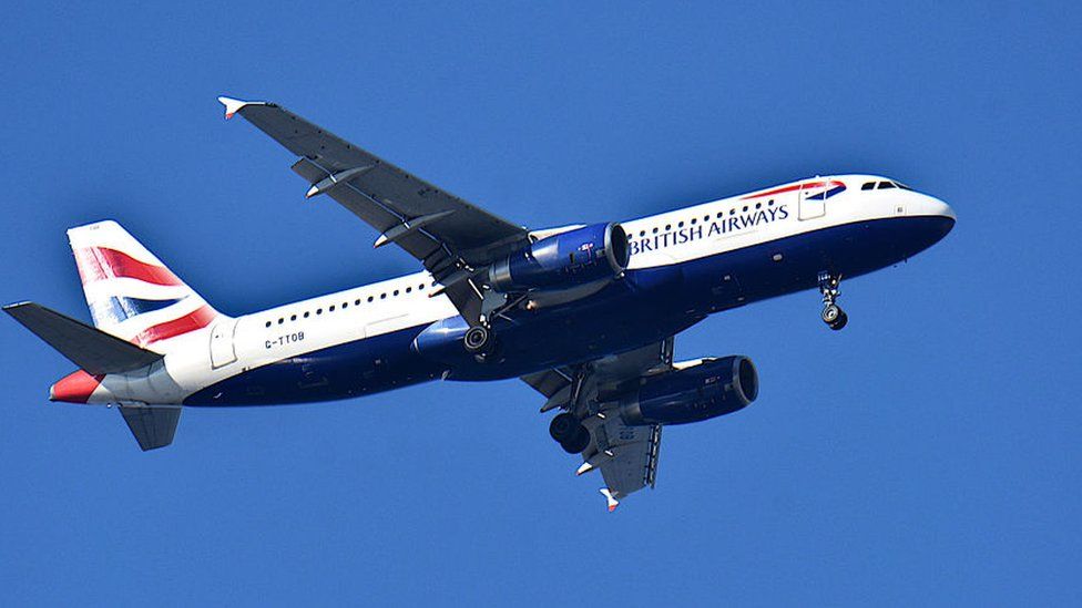 A BA plane