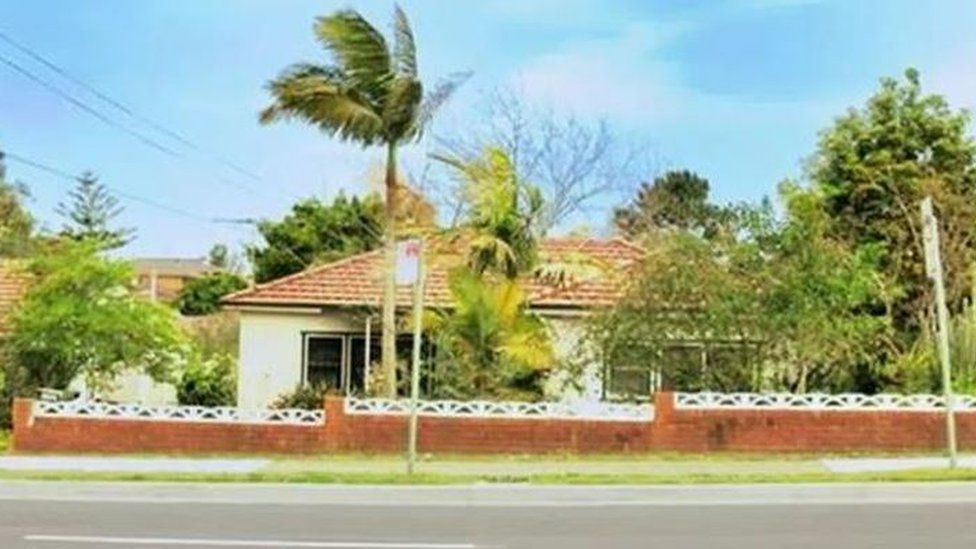 The property in Marion Street, Bankstown, before it was demolished