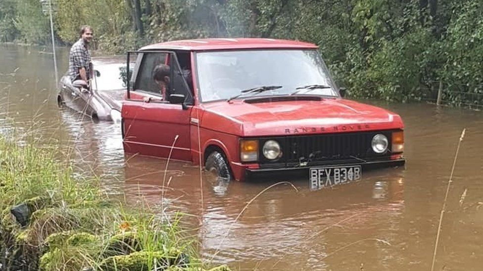 Floodhit Lake District farmer's dredging plea after sheep deaths BBC