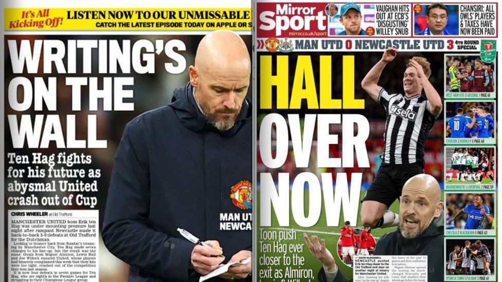 Manchester United: Thursday's Papers Dissect The Situation - BBC Sport