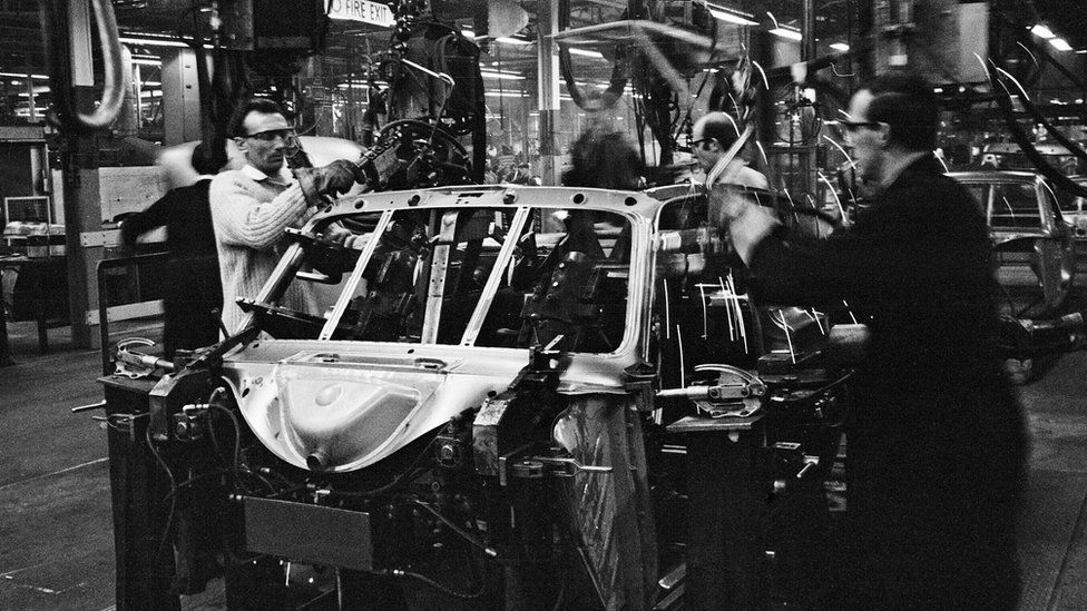 Ford workers Dagenham 1964