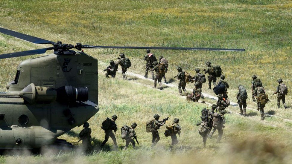 Войска НАТО на учениях в Северной Македонии