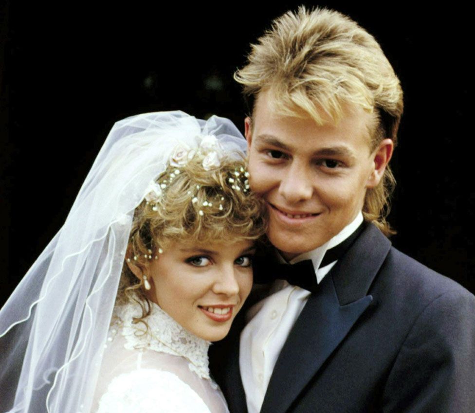 Charlene and Scott, played by Kylie Minogue and Jason Donovan