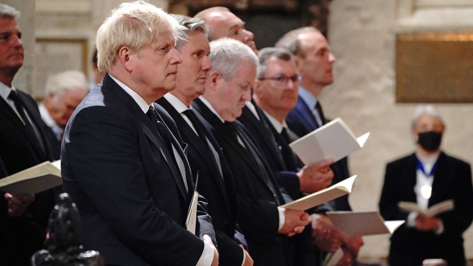 Boris Johnson, Sir Keir Starmer and Sir Ian Blackford