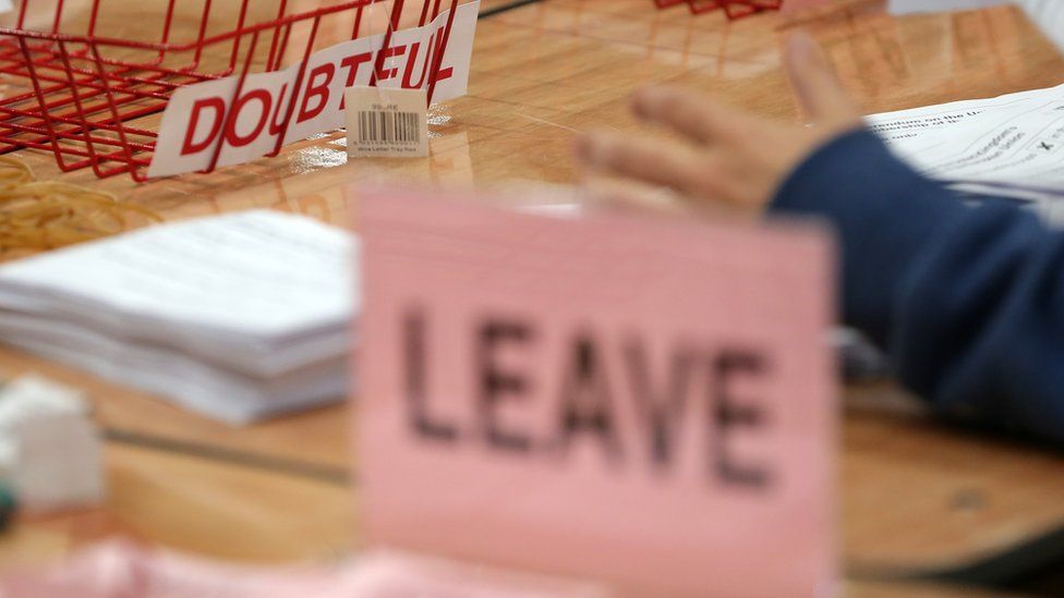 Leave wins the referendum and the UK will quit the European Union