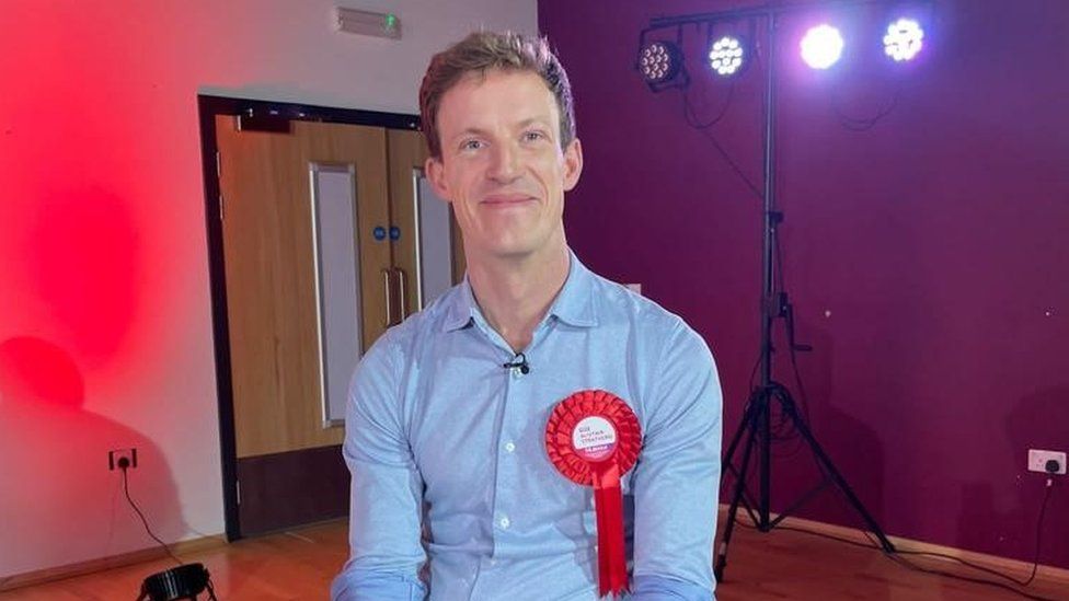 Labour's candidate Alistair Strathern