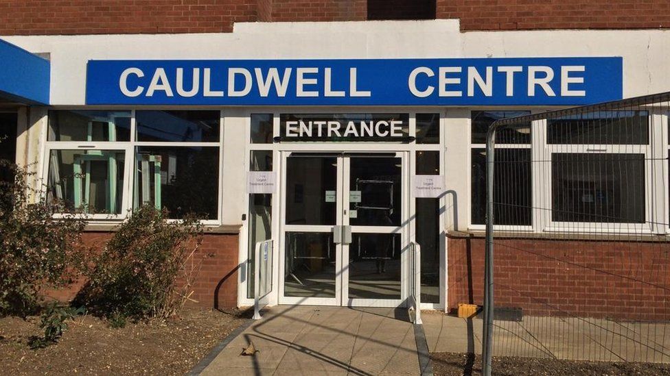 Entrance to Cauldwell Centre