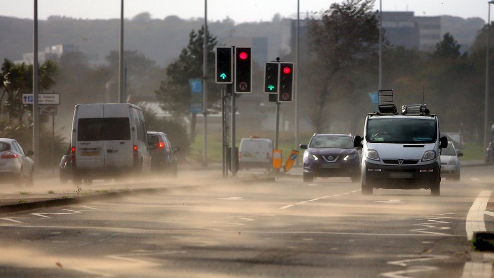 Sandstorm in Swansea