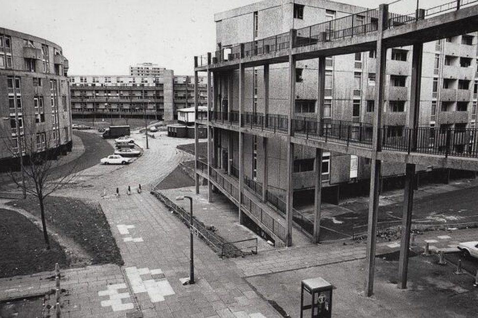 Hulme, Manchester, late 1980s