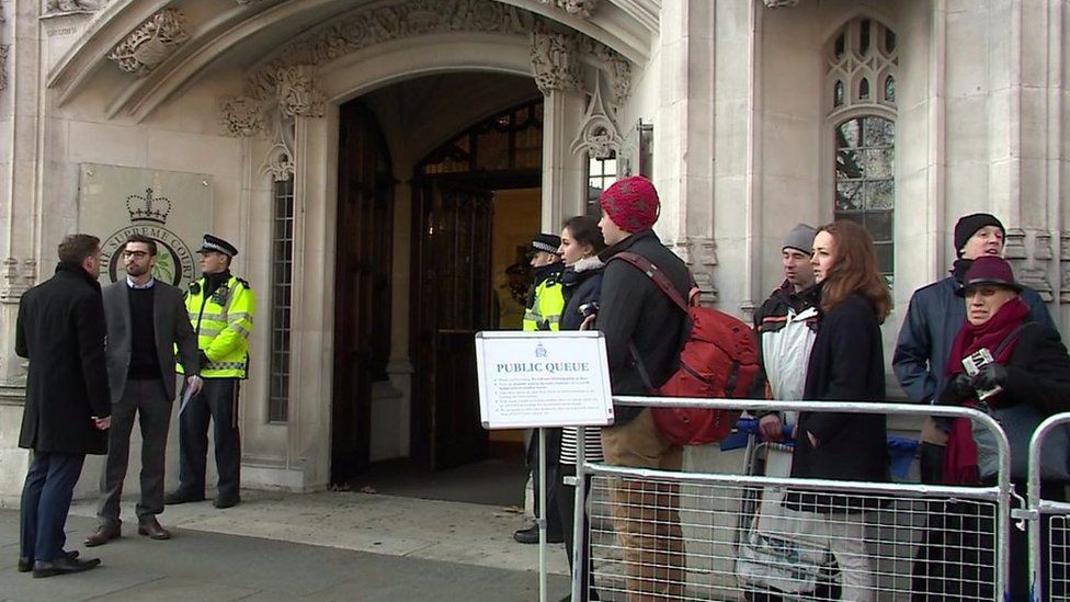 Queue at Supreme Court