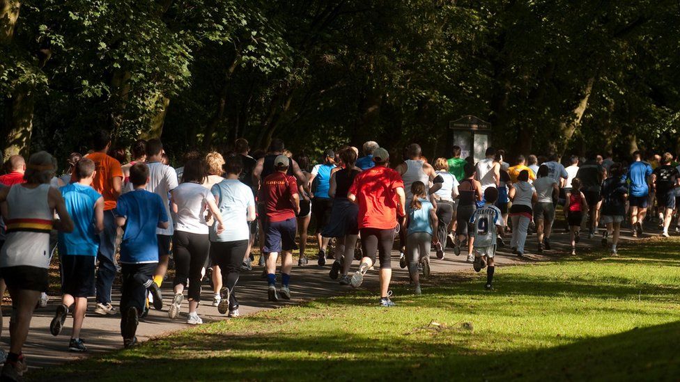 A 5km Parkrun in Leeds