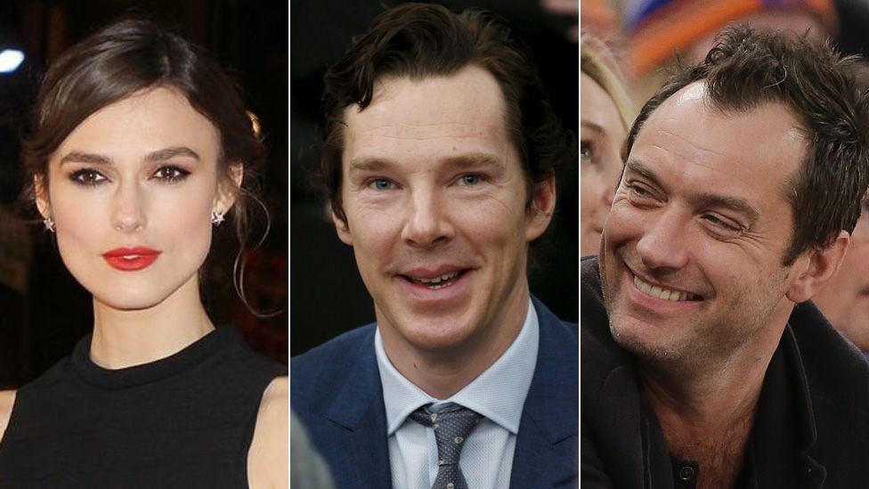 Keira Knightly, Benedict Cumberbatch and Jude Law