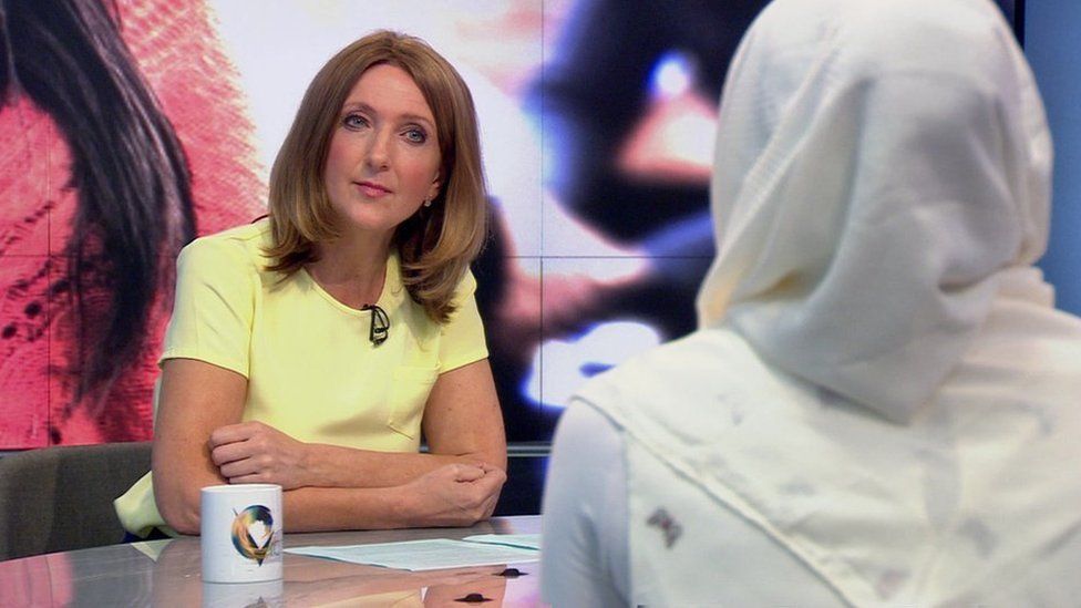 Zara in conversation with BBC presenter Victoria Derbyshire