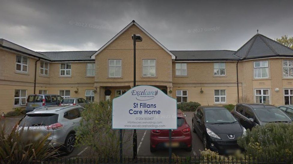 Exterior shot of St Fillians Care Home in Colchester