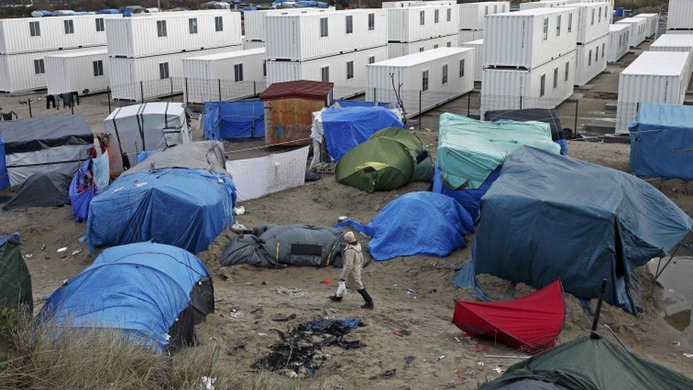 "The Jungle" camp in Calais