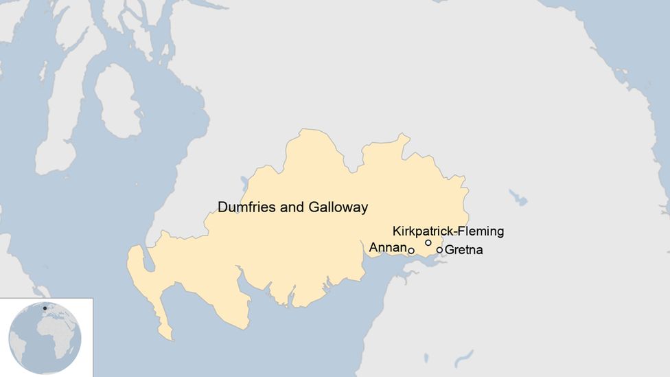 Locator map for Kirkpatrick Fleming