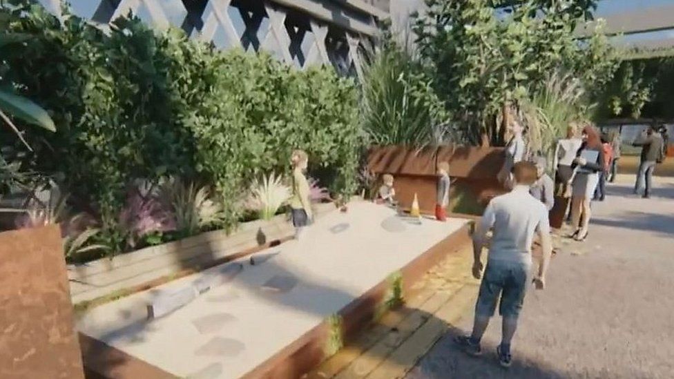 Castlefield Viaduct could garden bridge across city BBC News