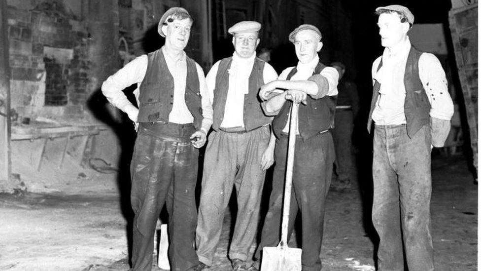 Men at Consett Iron Company