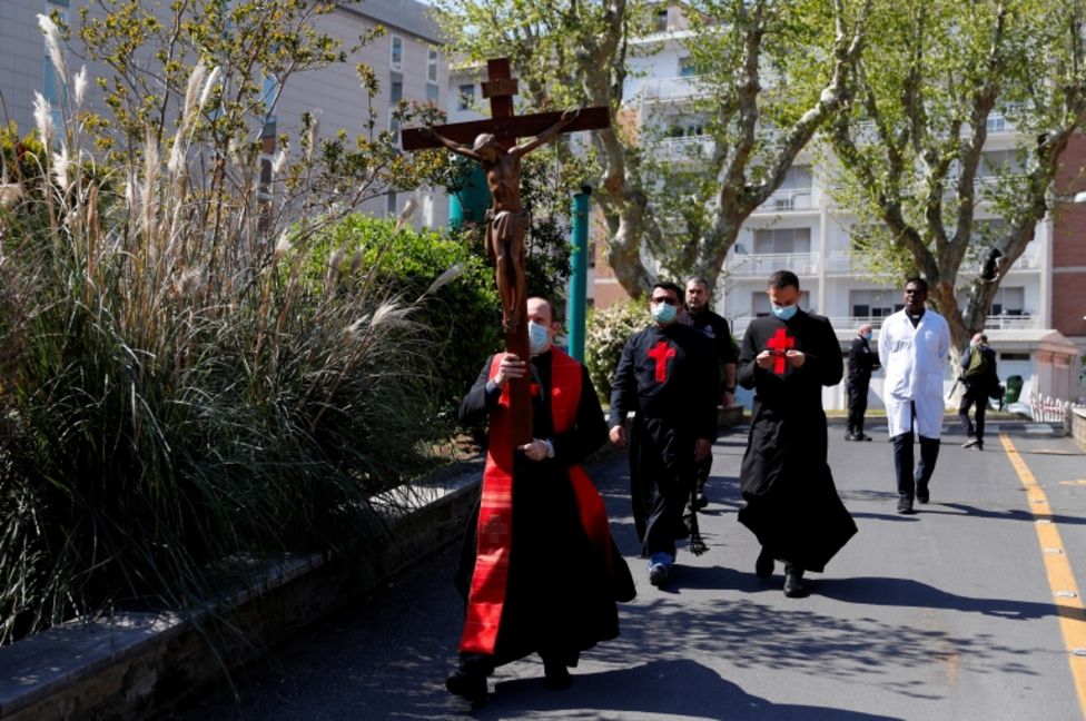 Procesión en Roma