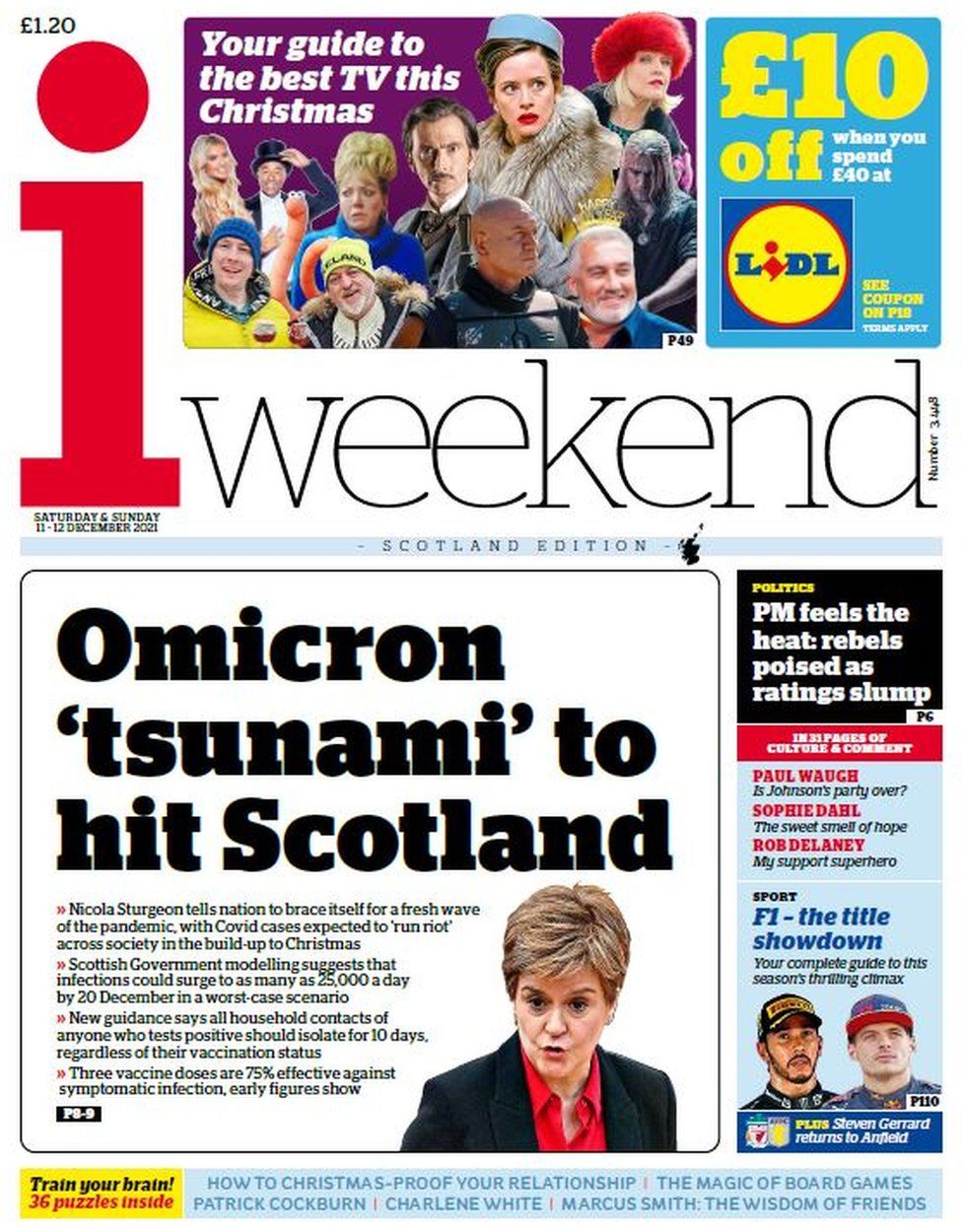 Scotlands papers Omicron tsunami and hospitality catastrophe