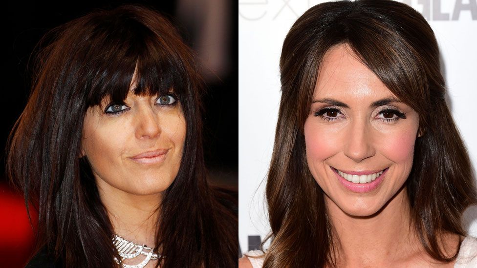 Claudia Winkleman and Alex Jones