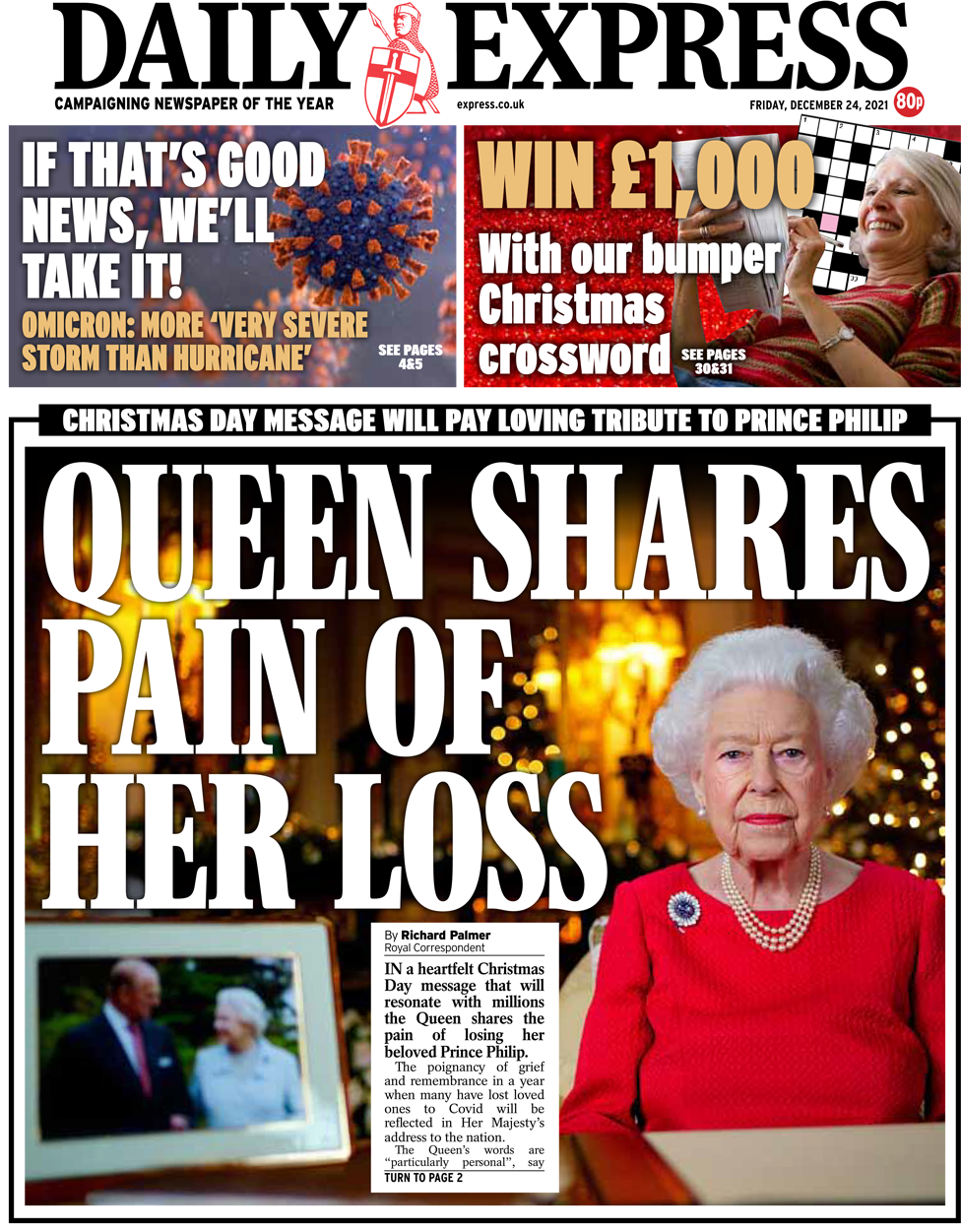 Daily Express - Christmas Eve