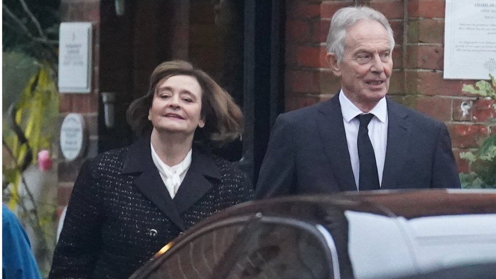 Sir Tony and Cherie Blair