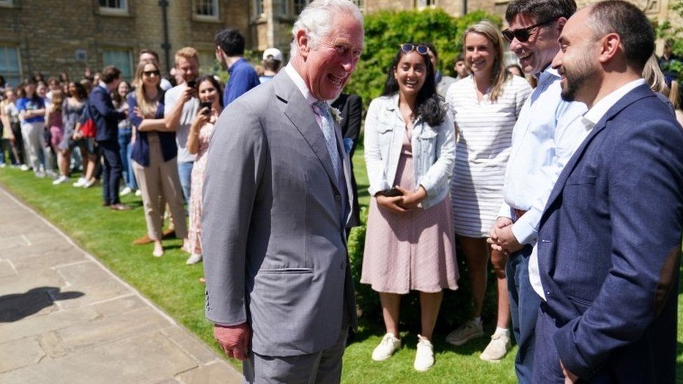 Prince Charles at Somerville College