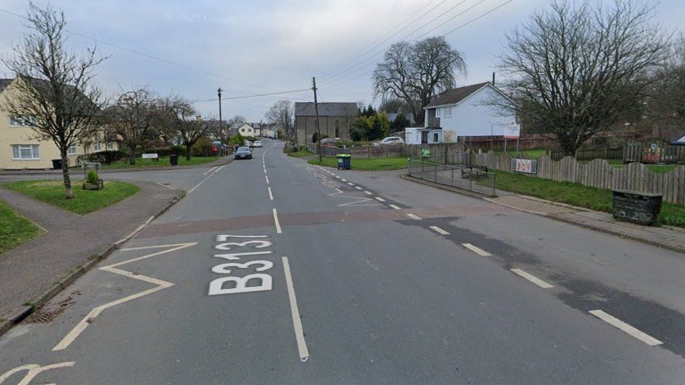 Zebra crossing to be installed outside Witheridge School - BBC News