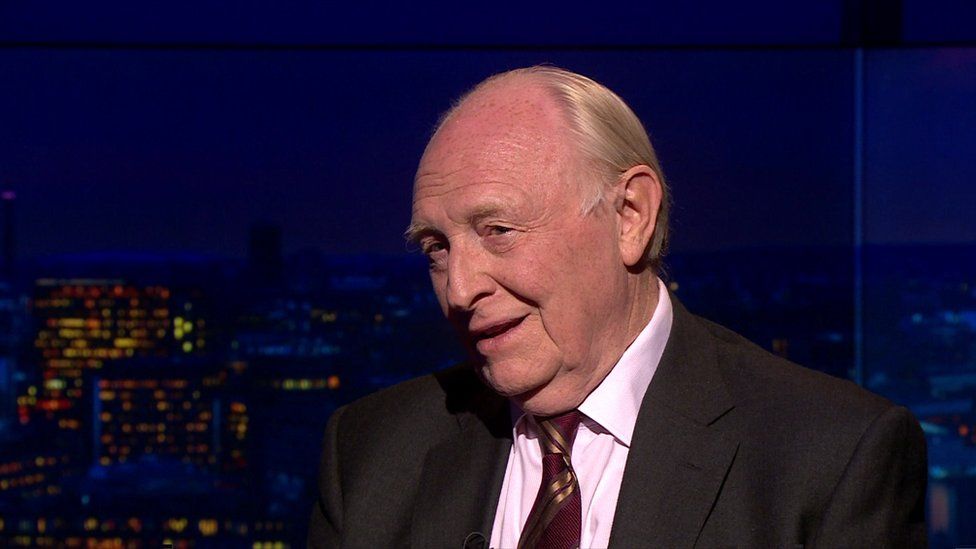 Neil Kinnock during his BBC interview