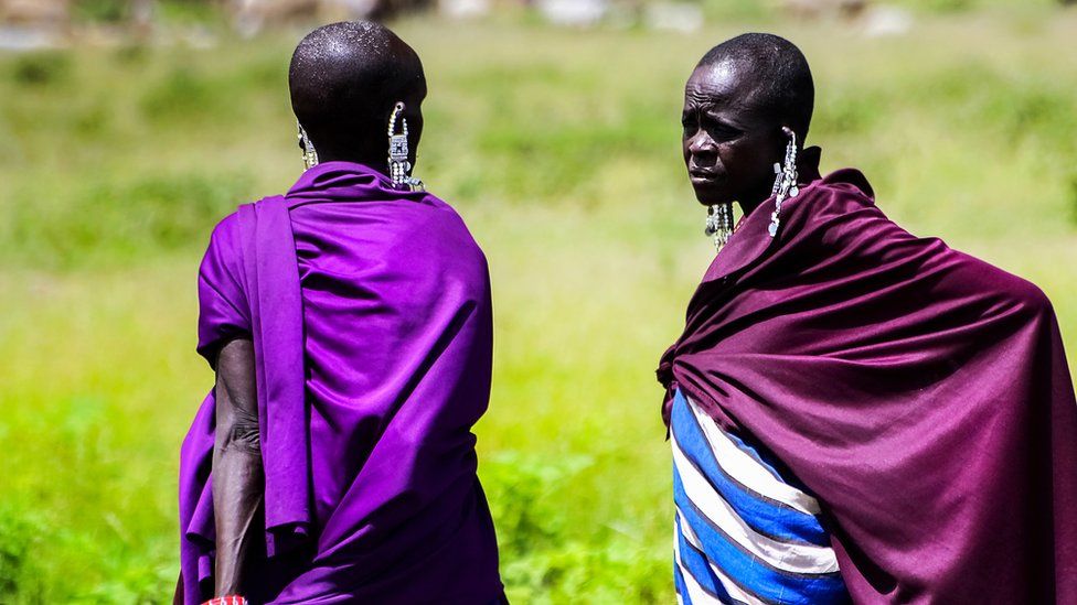 Maasai women in Tanzania
