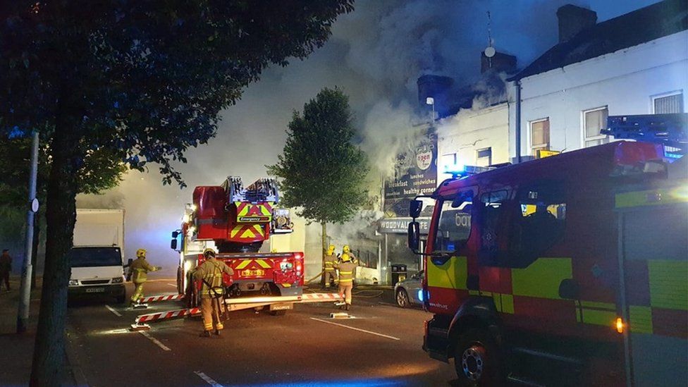 Woodvale Road fire 27 year old man released on bail BBC News