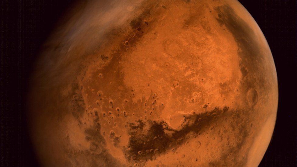 Picture of the planet Mars
