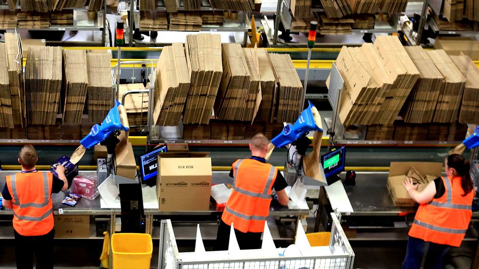 Amazon warehouse in Swansea