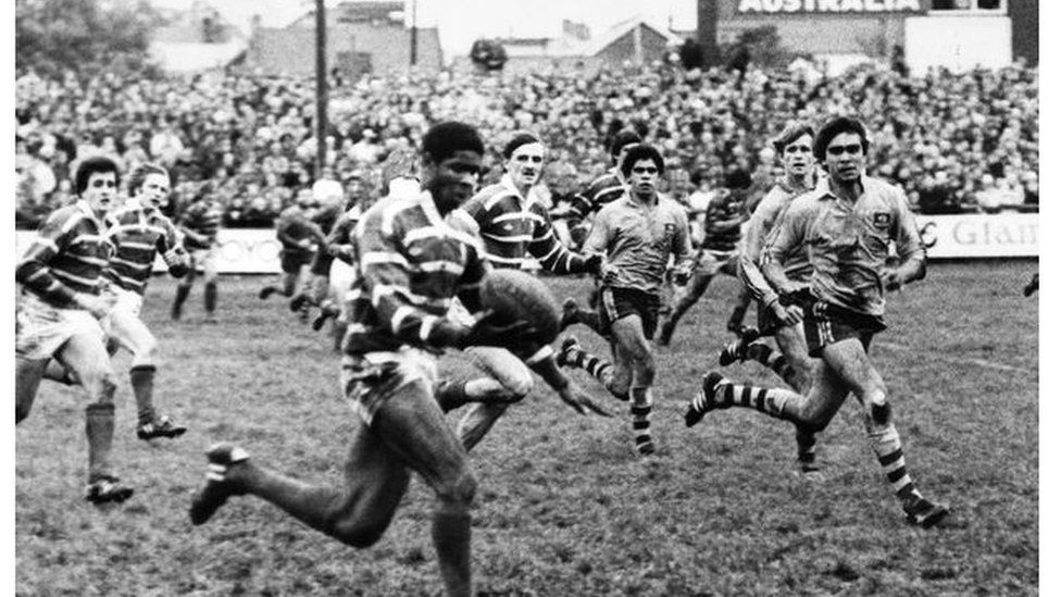 Australia rugby union team in Wales in1981
