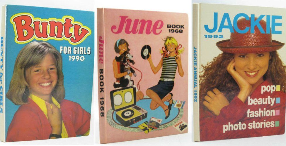 Annuals aimed at girls